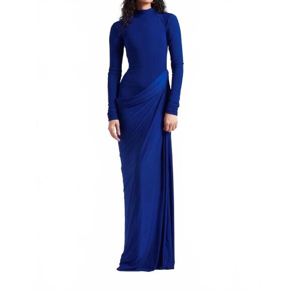 knee length dresses for ladies Tulle Backless Long Sleeves Mermaid Dresses Appliques